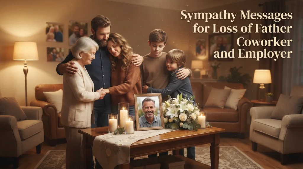 Sympathy Messages for Loss of Father Coworker and Employer