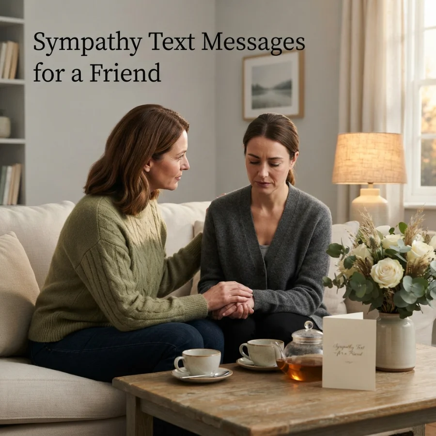Sympathy Text Messages for a Friend