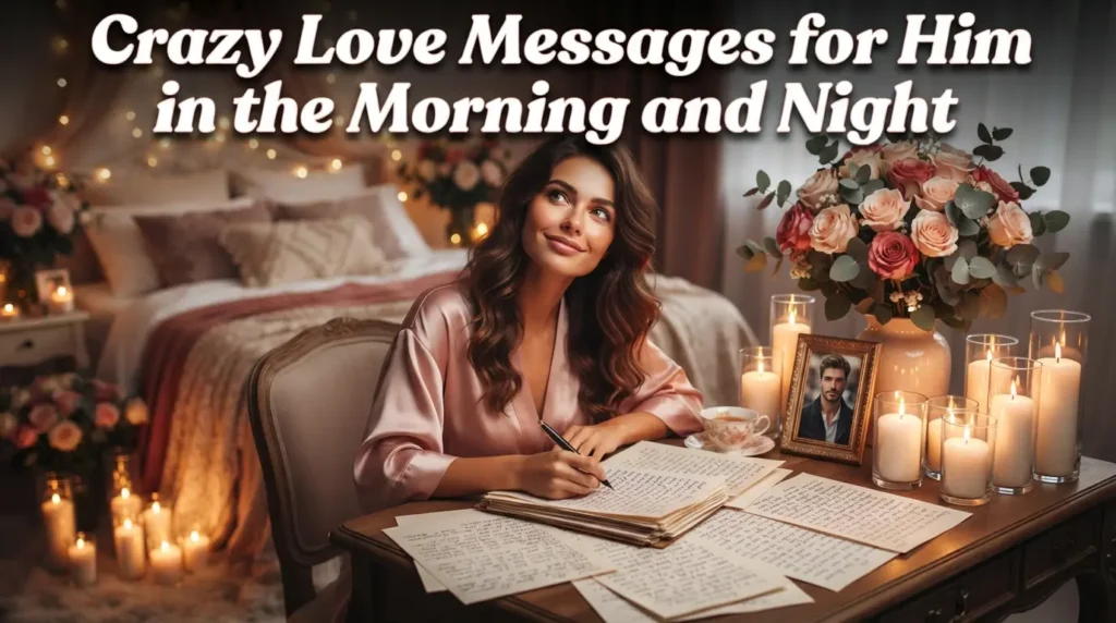 Crazy Love Messages for Him in the Morning and Night