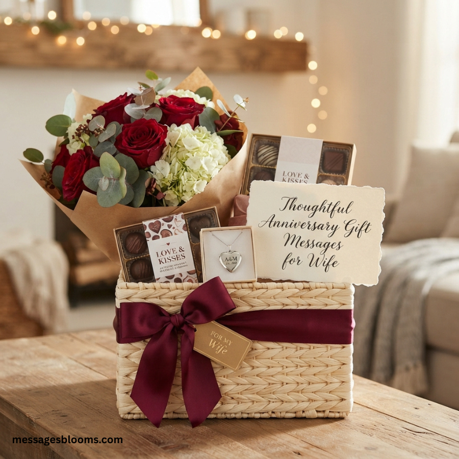 Thoughtful Anniversary Gift Messages for Wife