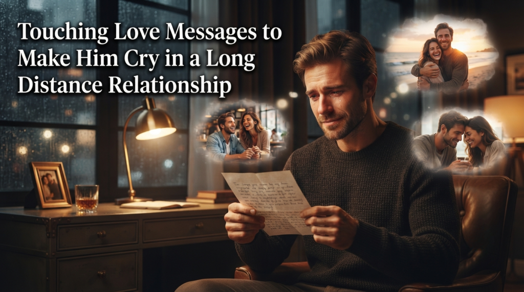Touching Love Messages to Make Him Cry in a Long Distance Relationship