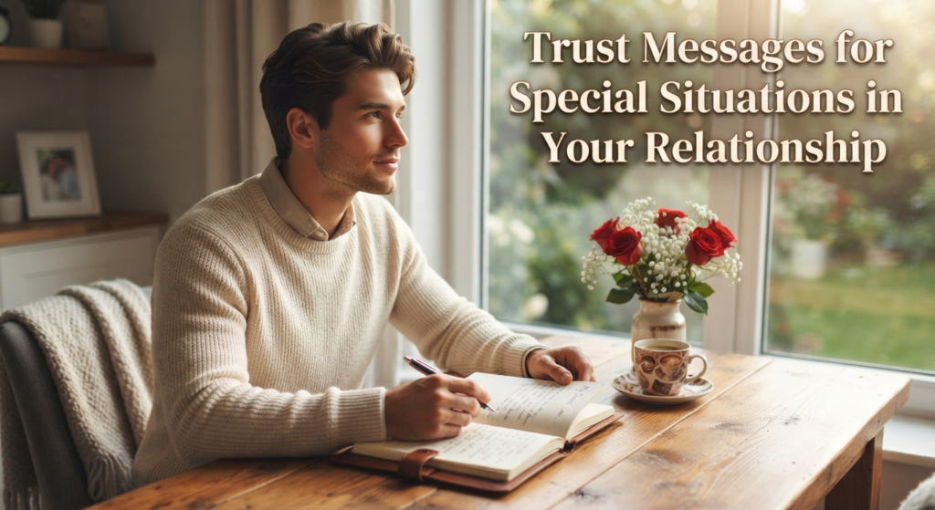 Trust Messages for Special Situations in Your Relationship