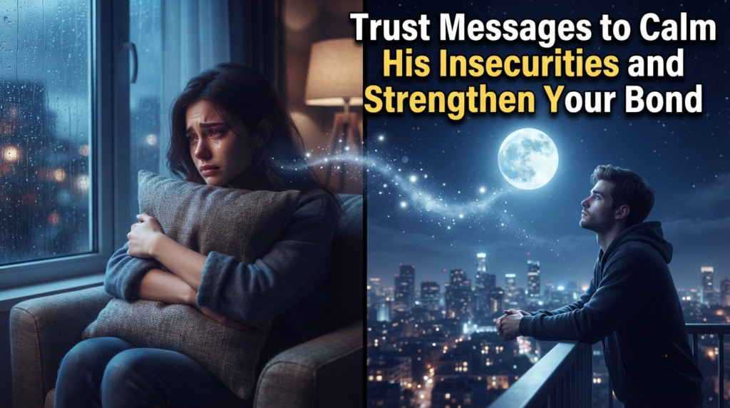 Trust Messages to Calm His Insecurities and Strengthen Your Bond