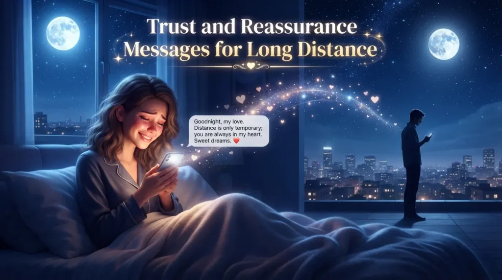 Trust and Reassurance Messages for Long Distance