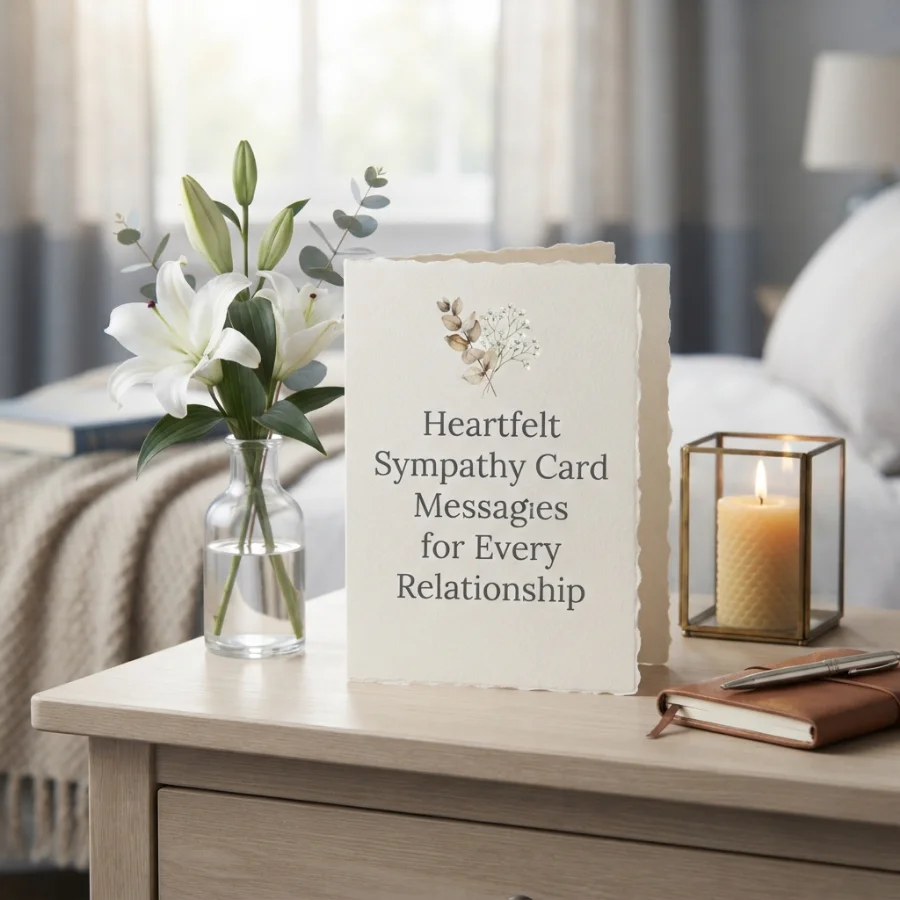Heartfelt Sympathy Card Messages for Every Relationship