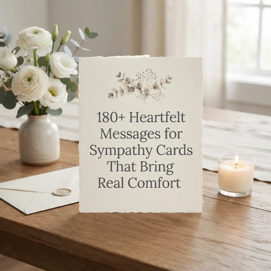 180+ Heartfelt Messages for Sympathy Cards That Bring Real Comfort