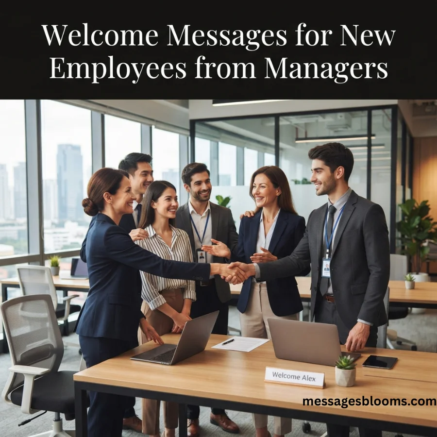 Welcome Messages for New Employees from Managers