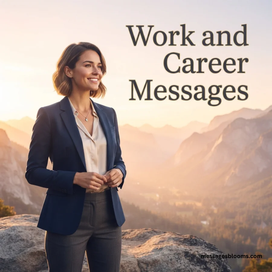 Work and Career Messages