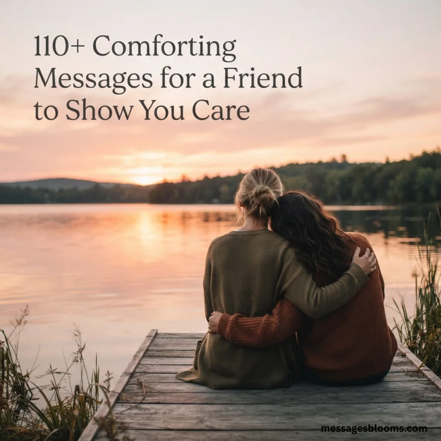 110+ Comforting Messages for a Friend to Show You Care