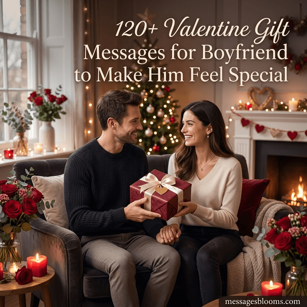 120+ Valentine Gift Messages for Boyfriend to Make Him Feel Special