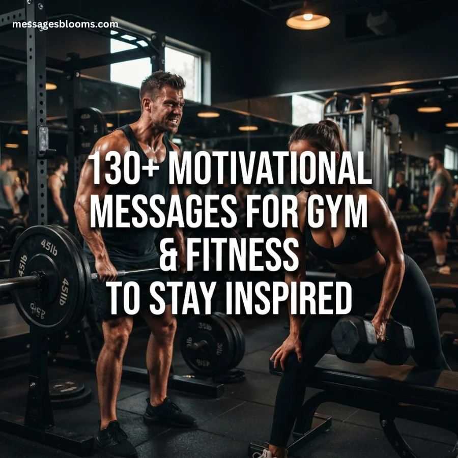 130+ Motivational Messages for Gym & Fitness to Stay Inspired