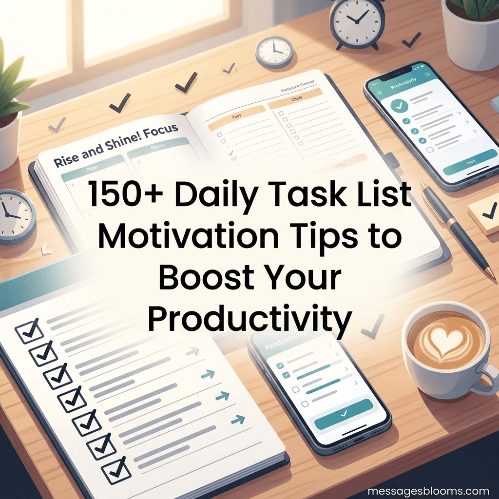 150+ Daily Task List Motivation Tips to Boost Your Productivity