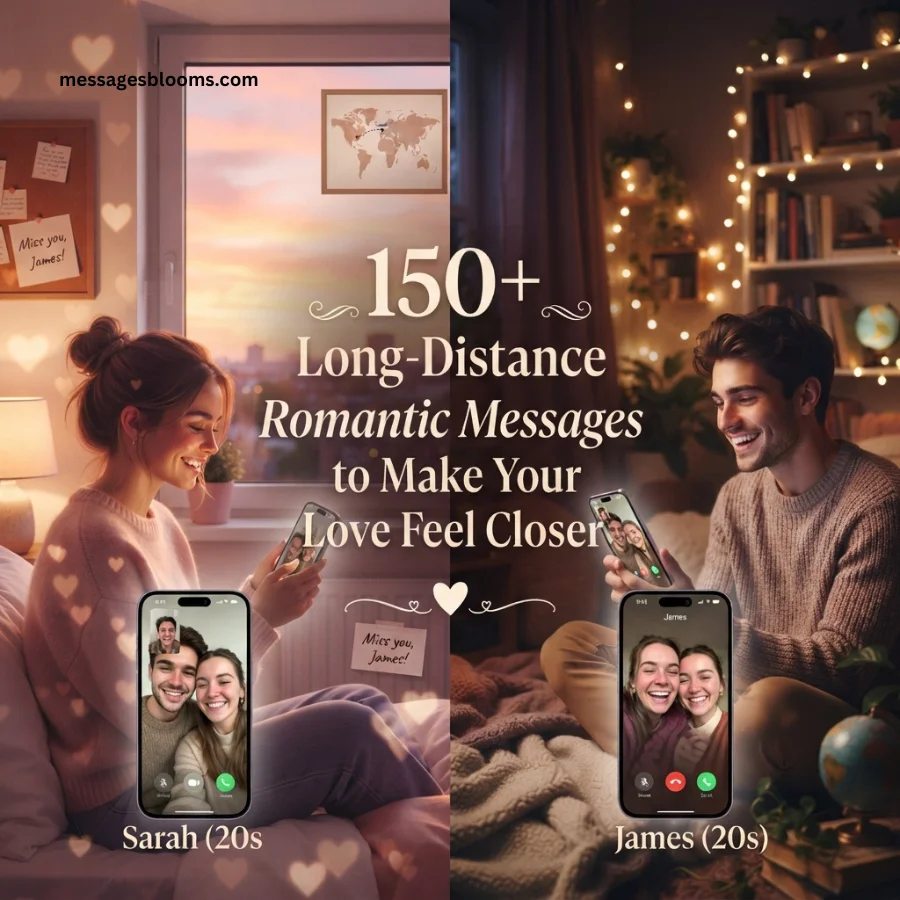 150+ Long-Distance Romantic Messages to Make Your Love Feel Closer