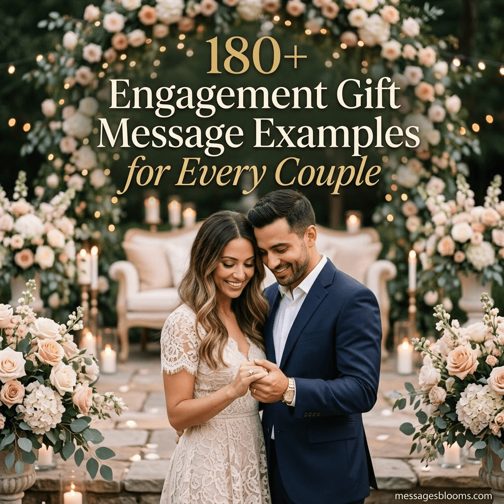180+ Engagement Gift Message Examples for Every Couple