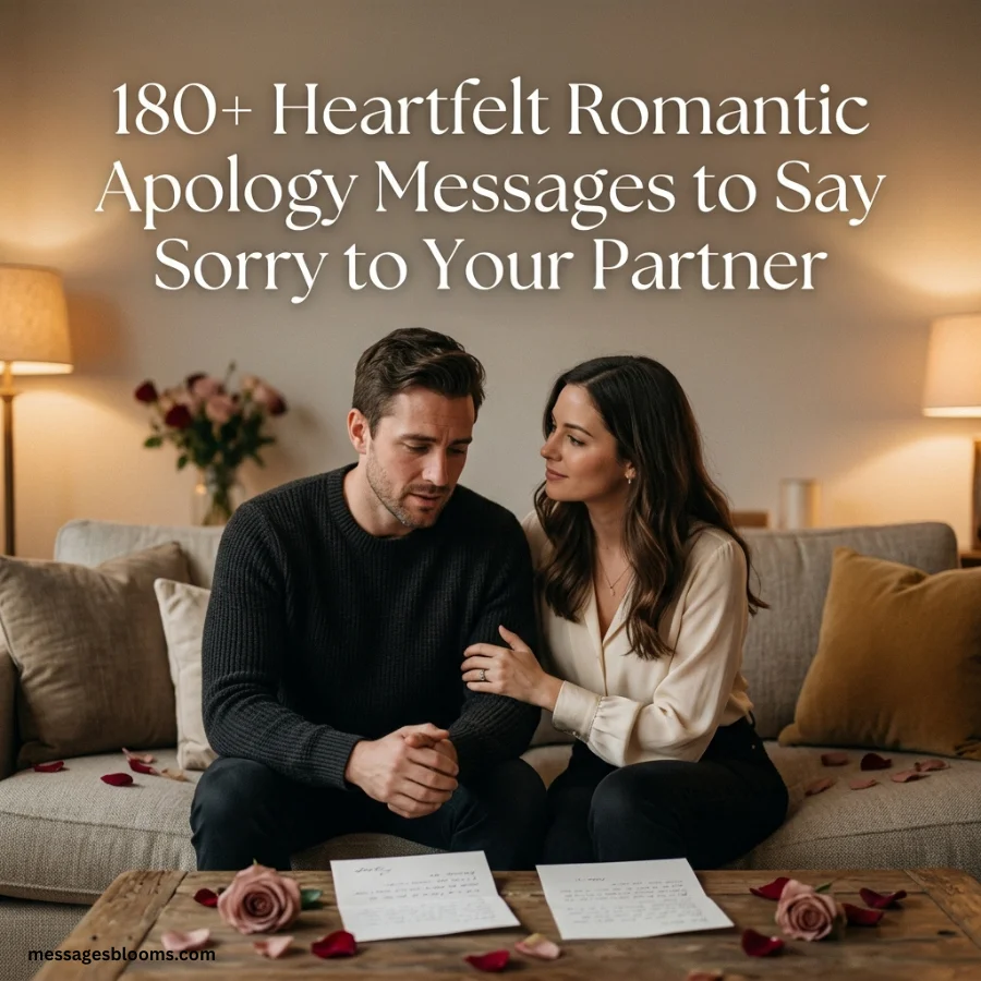 180+ Heartfelt Romantic Apology Messages to Say Sorry to Your Partner