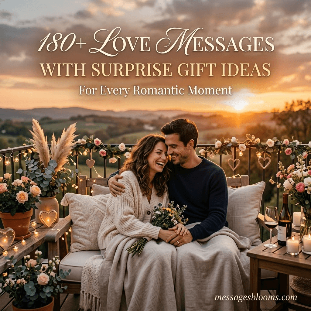 180+ Love Messages With Surprise Gift Ideas for Every Romantic Moment