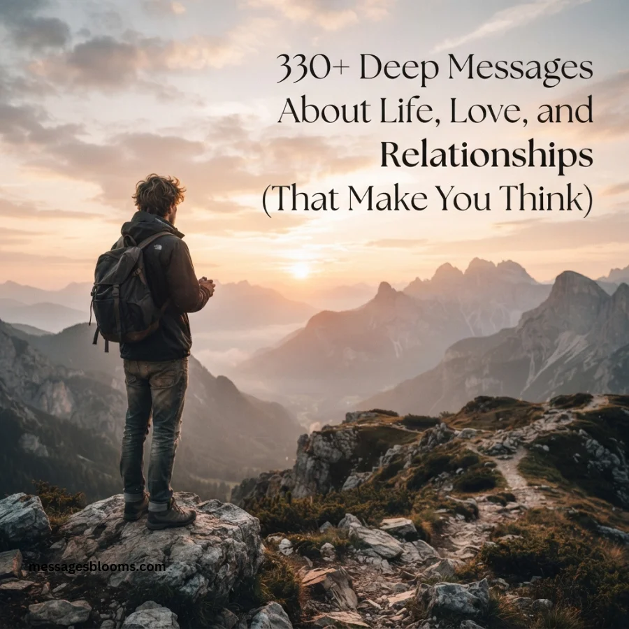 330+ Deep Messages About Life, Love, and Relationships (That Make You Think) 330+ Deep Messages About Life, Love, and Relationships (That Make You Think)