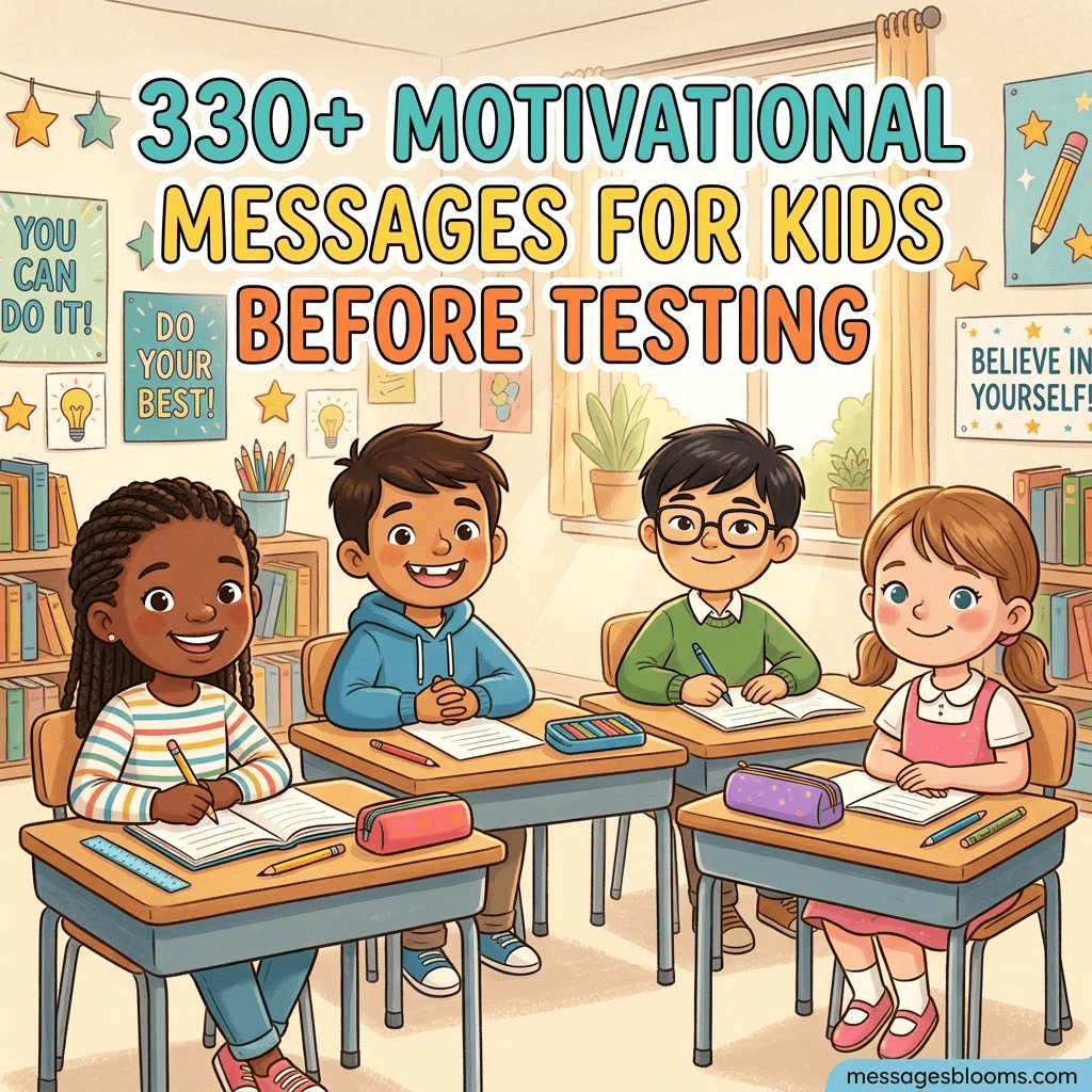 330+ Motivational Messages for Kids Before Testing