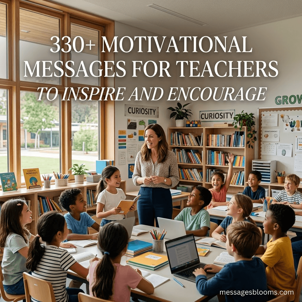 330+ Motivational Messages for Teachers to Inspire and Encourage