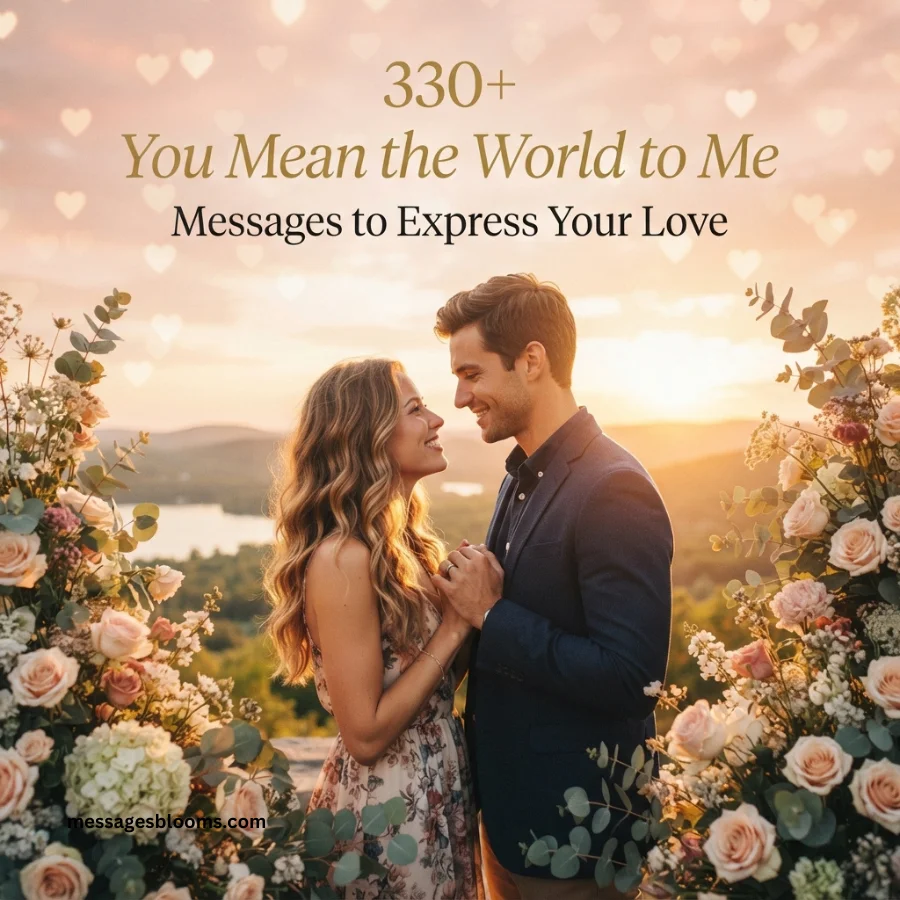 330+ You Mean the World to Me Messages to Express Your Love