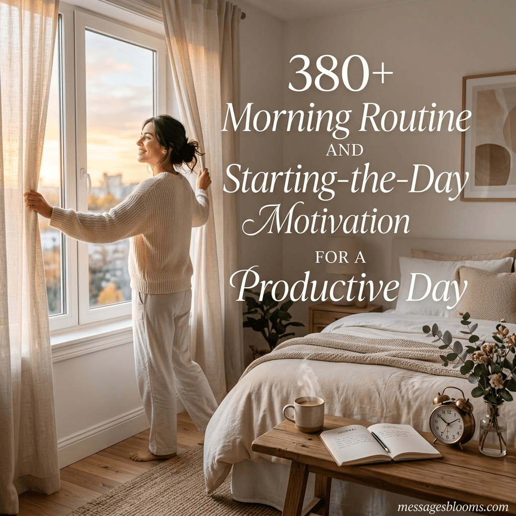 380+ Morning Routine and Starting-the-Day Motivation for a Productive Day