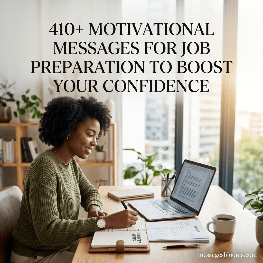410+ Motivational Messages for Job Preparation to Boost Your Confidence