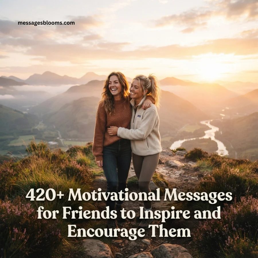 420+ Motivational Messages for Friends to Inspire and Encourage Them