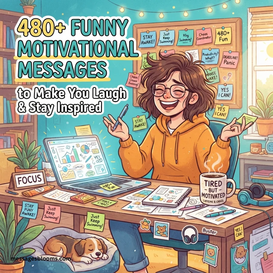 480+ Funny Motivational Messages to Make You Laugh & Stay Inspired