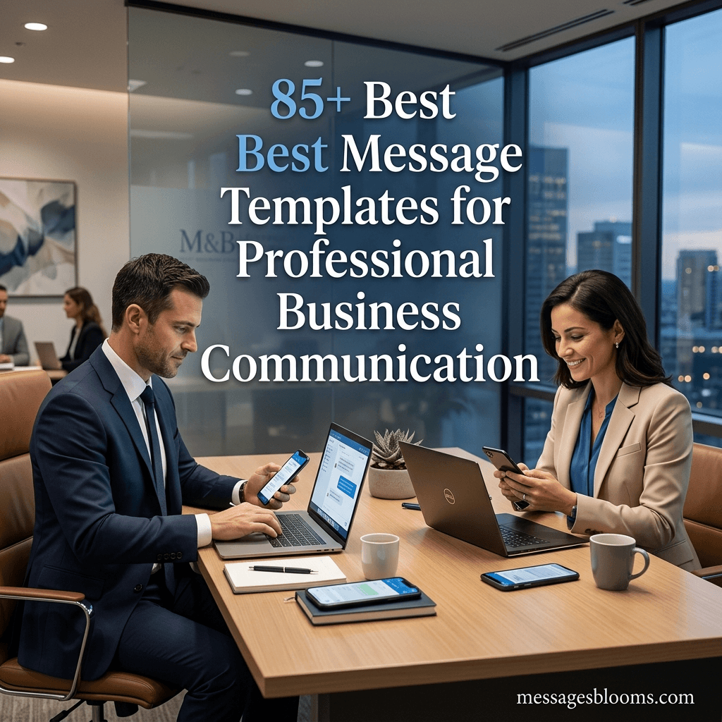85+ Best Message Templates for Professional Business Communication