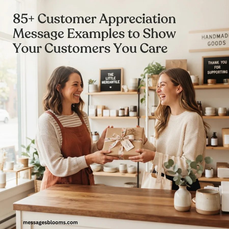 285+ Customer Appreciation Message Examples to Show Your Customers You Care 85+ Customer Appreciation Message Examples to Show Your Customers You Care