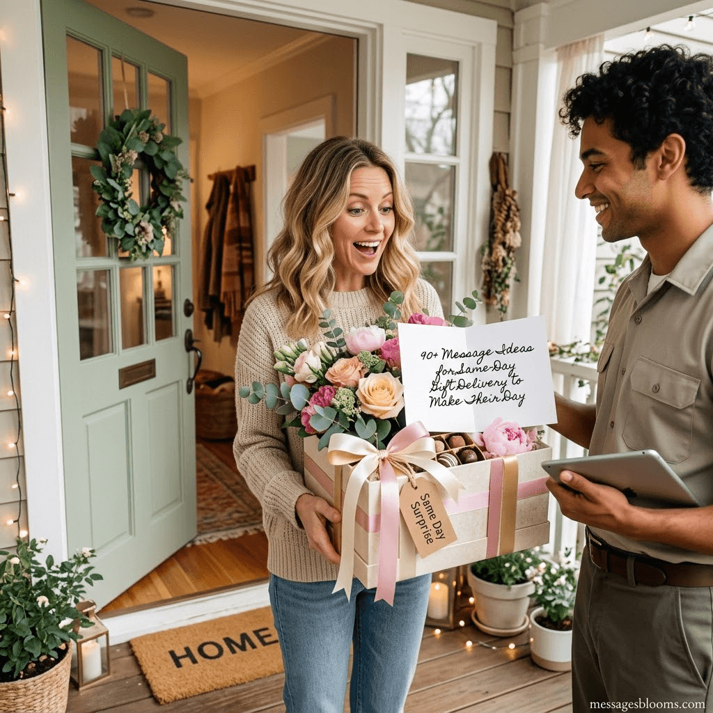 90+ Message Ideas for Same-Day Gift Delivery to Make Their Day