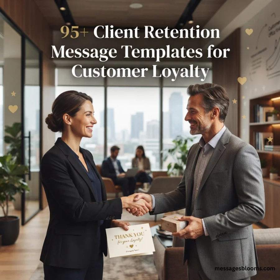 95+ Client Retention Message Templates for Customer Loyalty