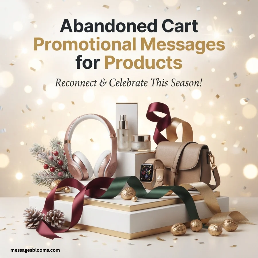 Abandoned Cart Promotional Messages for Products