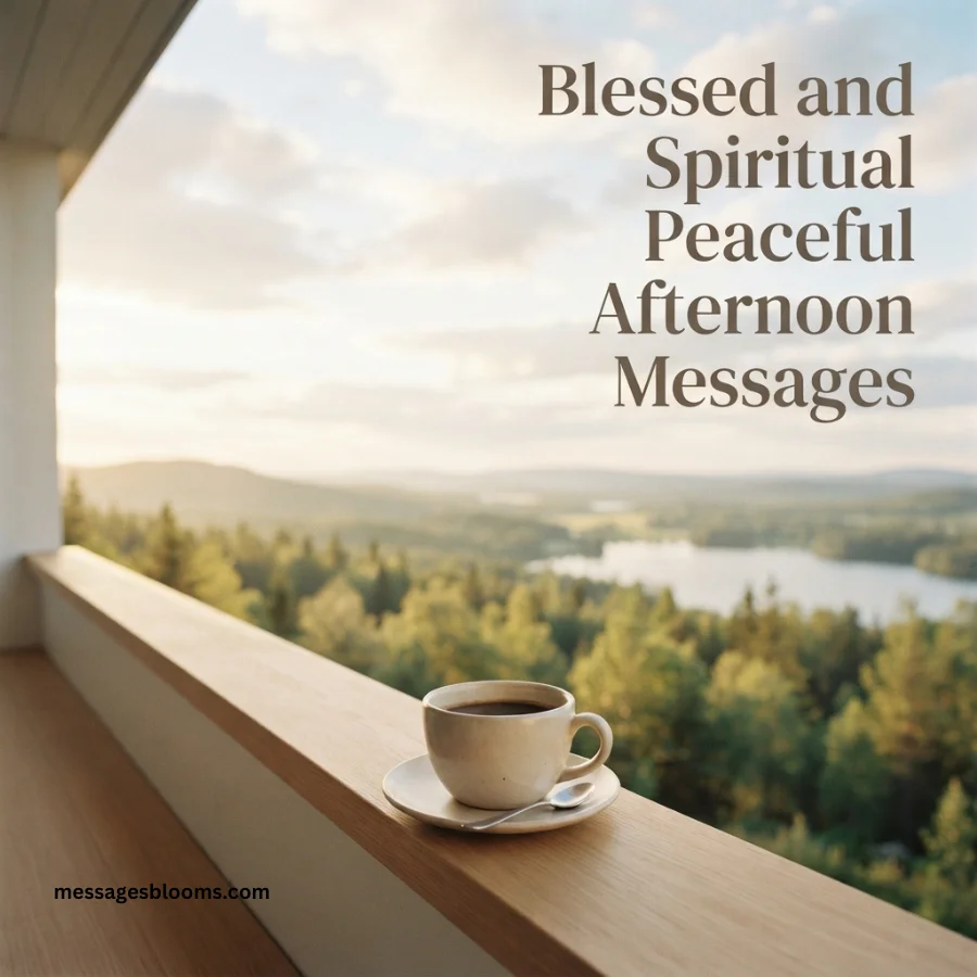 Blessed and Spiritual Peaceful Afternoon Messages
