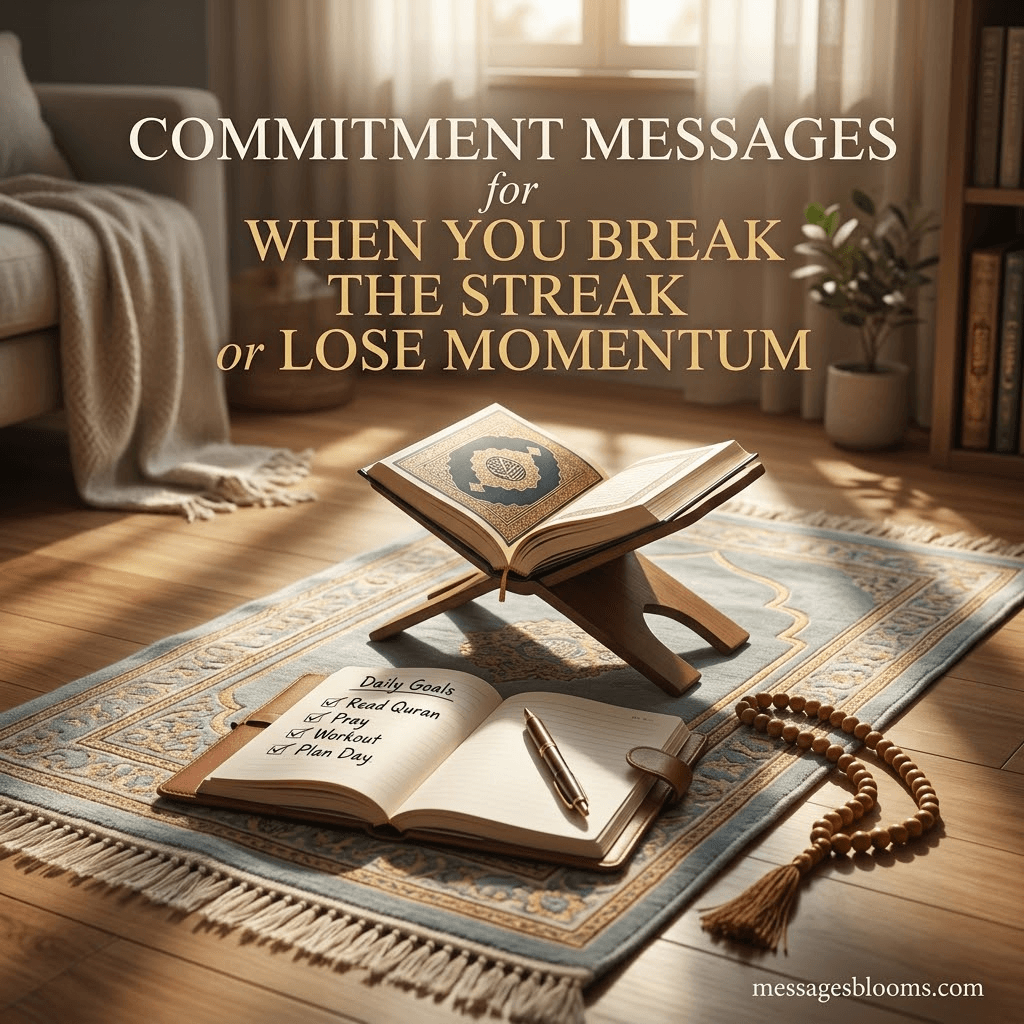 Commitment Messages for When You Break the Streak or Lose Momentum