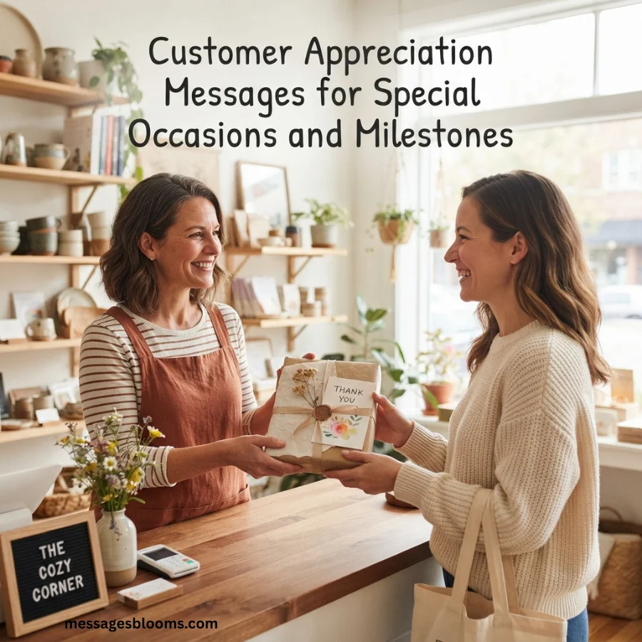 Customer Appreciation Messages for Special Occasions and Milestones