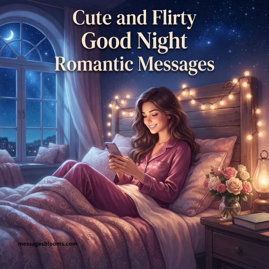 Cute and Flirty Good Night Romantic Messages