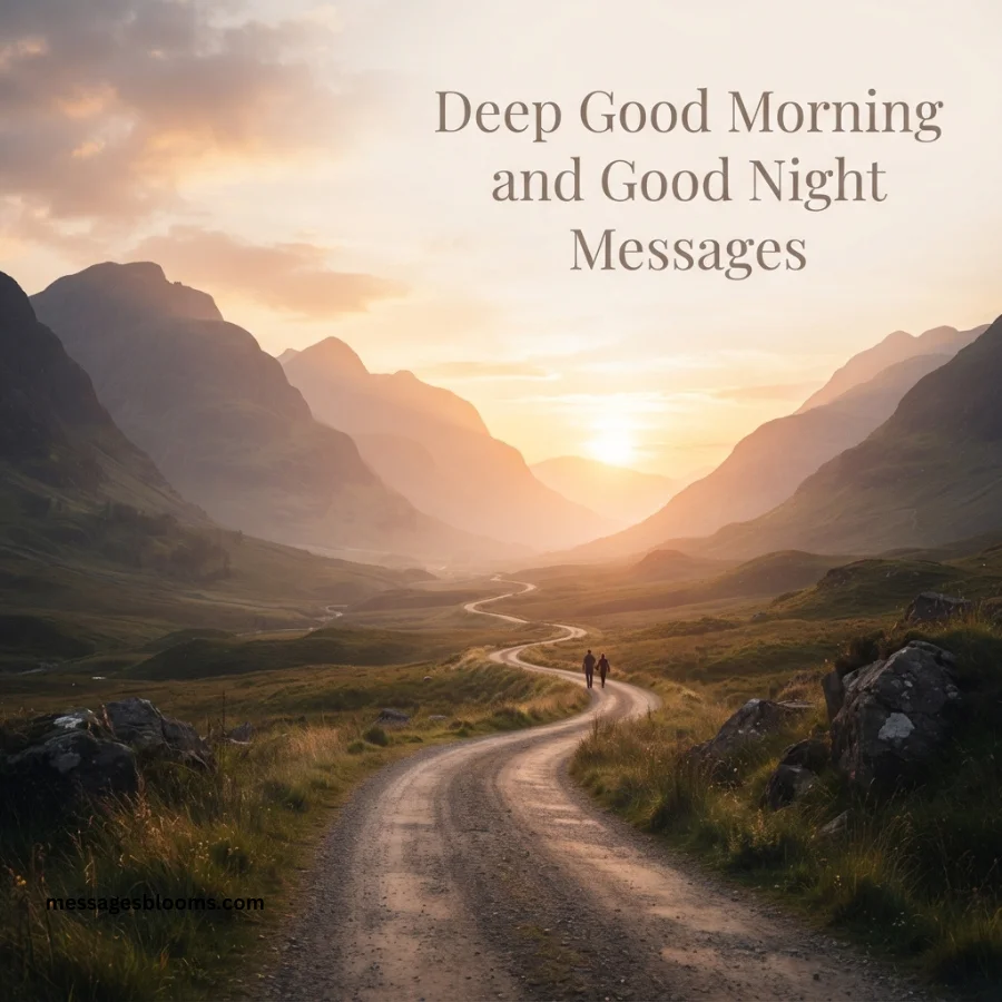Deep Good Morning and Good Night Messages