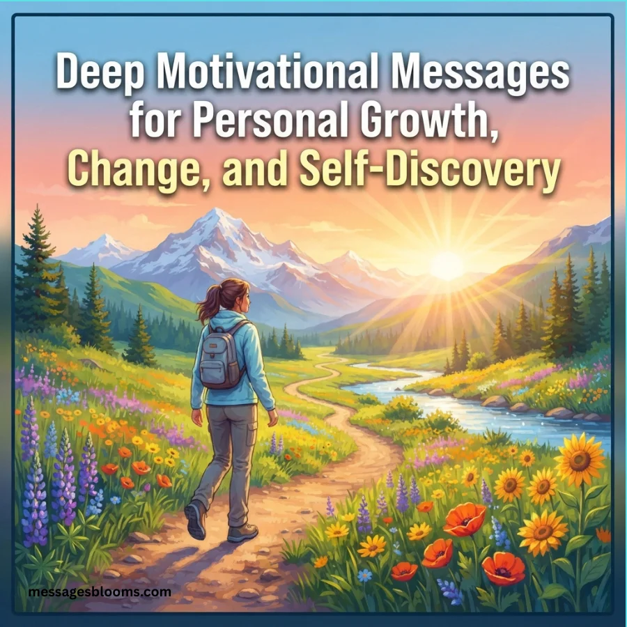 Deep Motivational Messages for Personal Growth, Change, and Self-Discovery