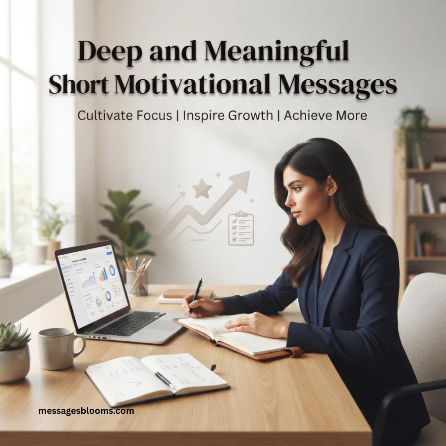 Deep and Meaningful Short Motivational Messages