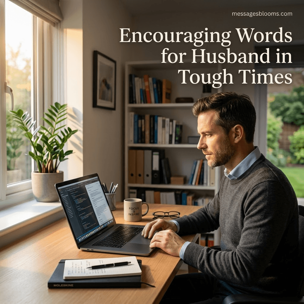 Encouraging Words for Husband in Tough Times