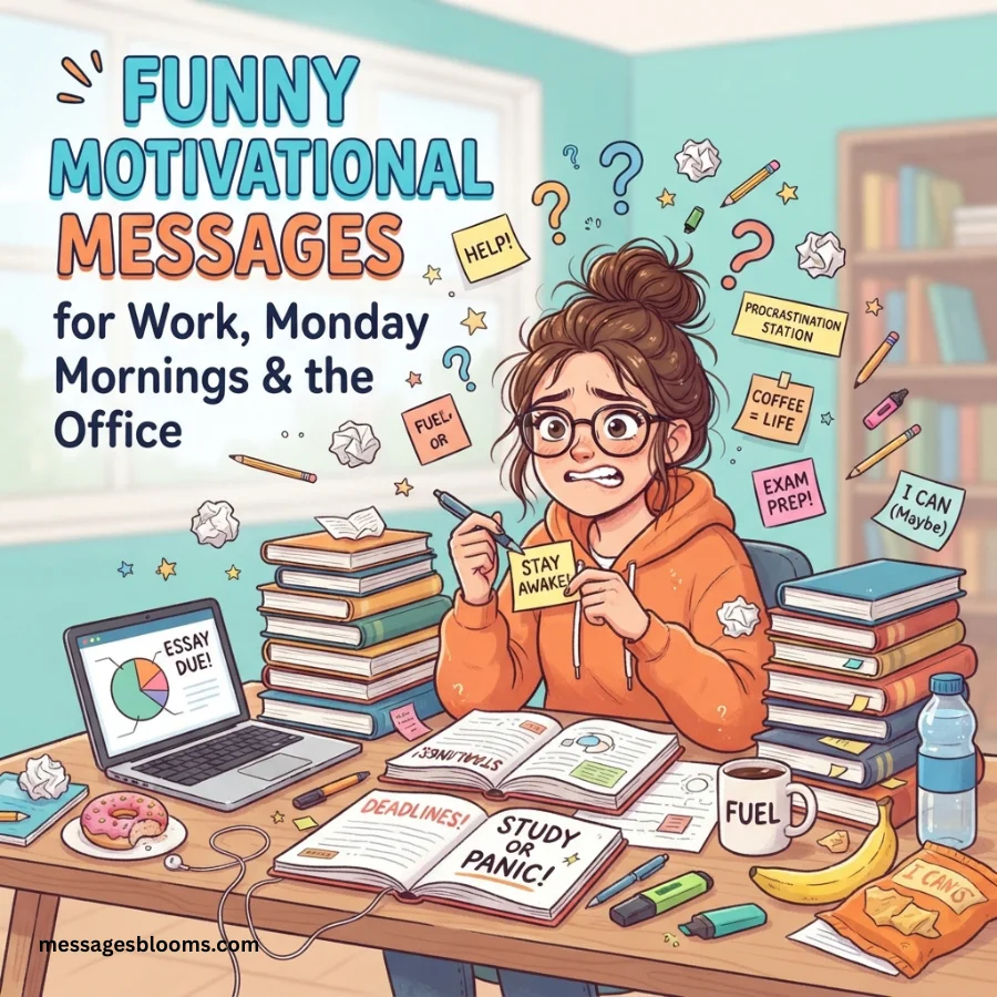 Funny Motivational Messages for Work, Monday Mornings & the Office