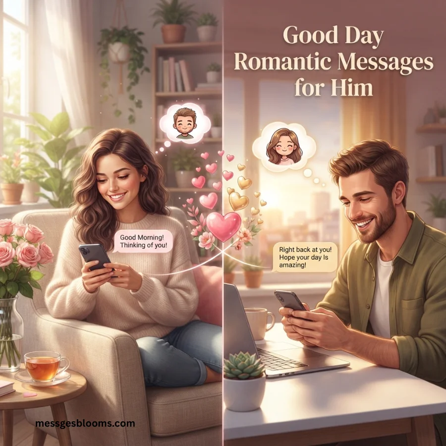 Good Day Romantic Messages for Him