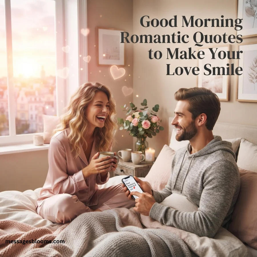 Good Morning Romantic Quotes to Make Your Love Smile