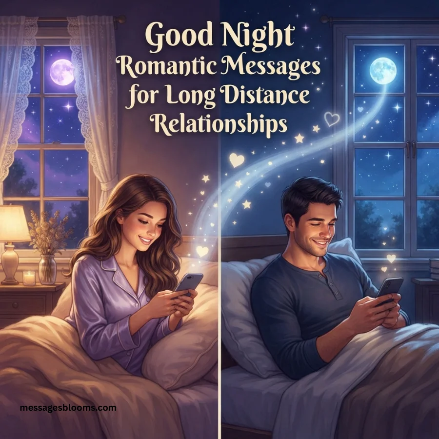 Good Night Romantic Messages for Long Distance Relationships