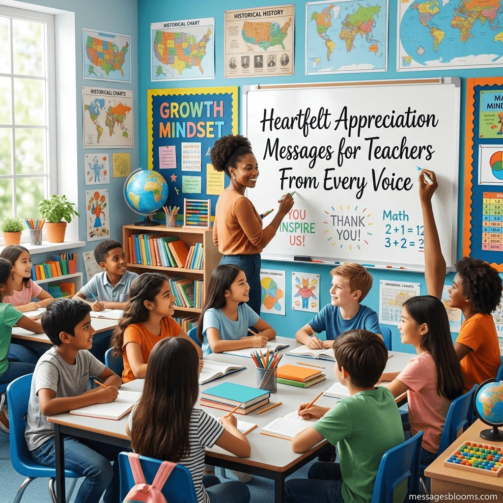 Heartfelt Appreciation Messages for Teachers From Every Voice