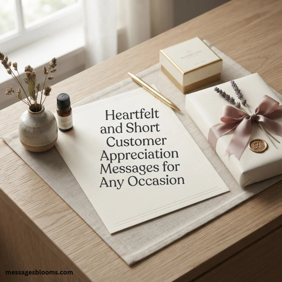 Heartfelt and Short Customer Appreciation Messages for Any Occasio
