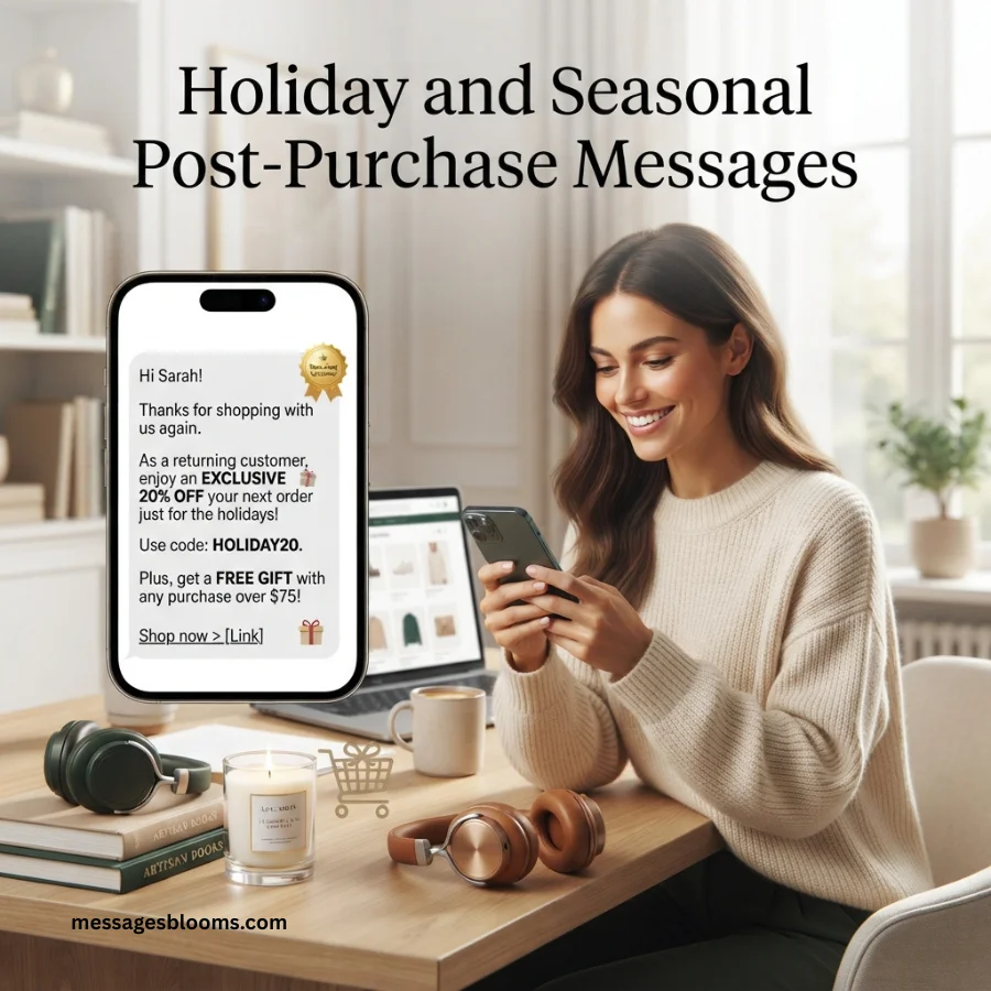 Holiday and Seasonal Post-Purchase Messages