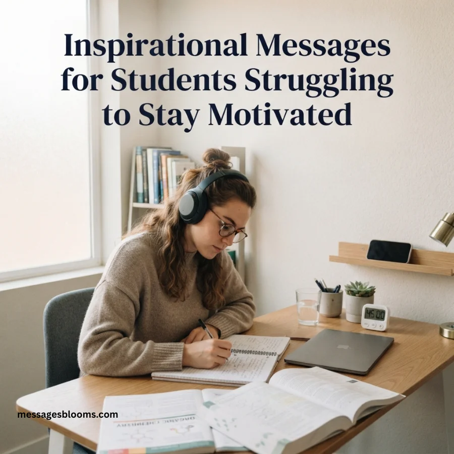 Inspirational Messages for Students Struggling to Stay Motivated