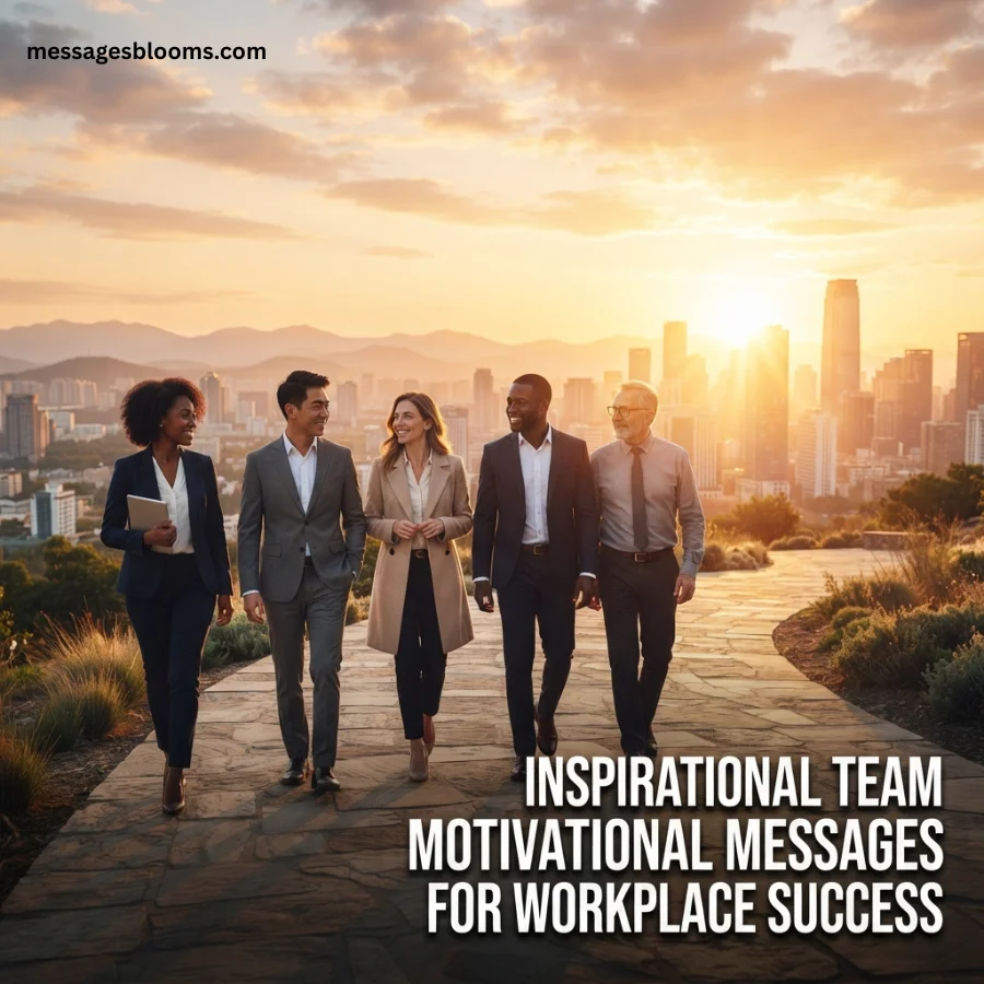 Inspirational Team Motivational Messages for Workplace Success